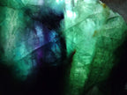 Polished On One Side Watermelon Fluorite Standing Display Pieces x 2 From Uis, Namibia - Toprock Gemstones and Minerals 