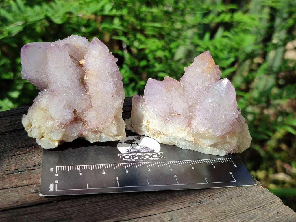 Natural Spirit Amethyst and Spirit Ametrine Clusters and Crystals x 12 From Boekenhouthoek, South Africa - Toprock Gemstones and Minerals 