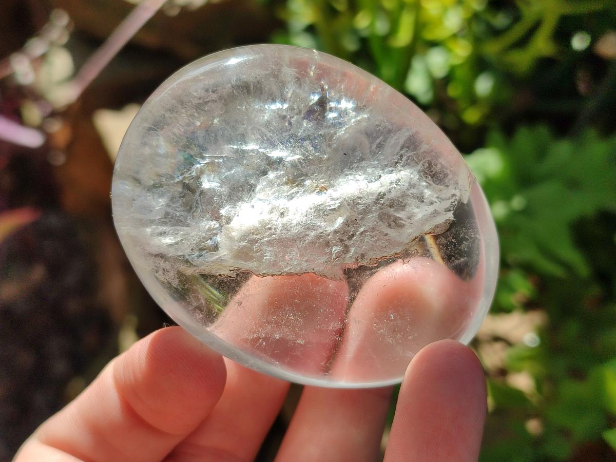 Polished Clear Quartz Galets x 12 From Madagascar - Toprock Gemstones and Minerals 