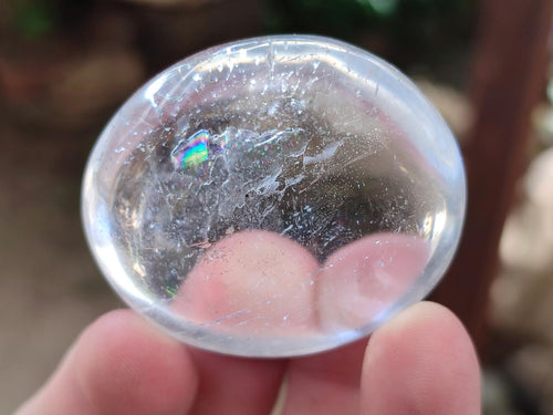 Polished Clear Quartz Galets x 12 From Madagascar - Toprock Gemstones and Minerals 