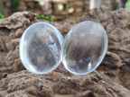 Polished Clear Quartz Galets x 12 From Madagascar - Toprock Gemstones and Minerals 