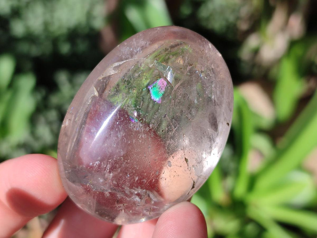 Polished Clear Quartz Galets x 12 From Madagascar - Toprock Gemstones and Minerals 