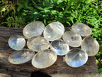 Polished Clear Quartz Galets x 12 From Madagascar - Toprock Gemstones and Minerals 