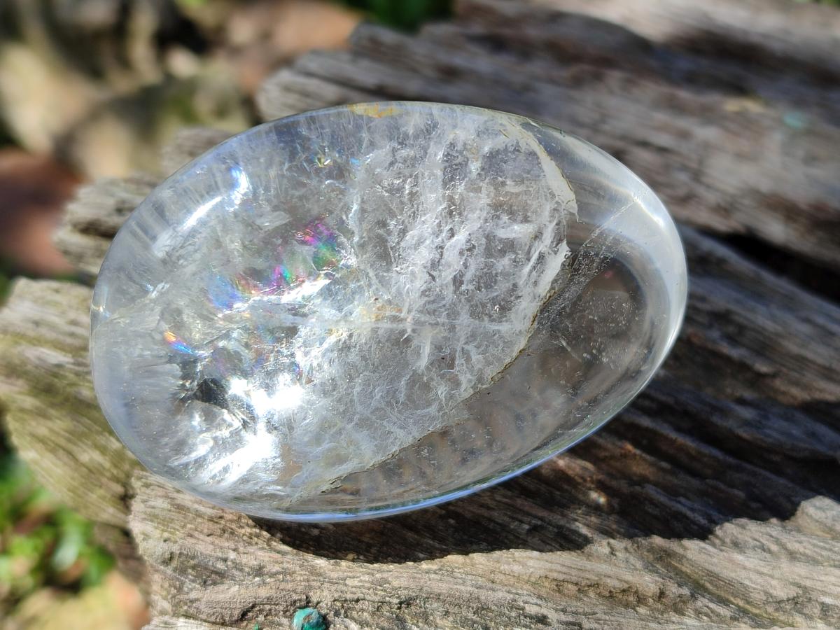 Polished Clear Quartz Galets x 12 From Madagascar - Toprock Gemstones and Minerals 