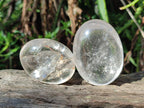 Polished Clear Quartz Galets x 12 From Madagascar - Toprock Gemstones and Minerals 