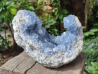 Natural Large Blue Celestite Geode Specimen x 1 From Sakoany, Madagascar - Toprock Gemstones and Minerals 