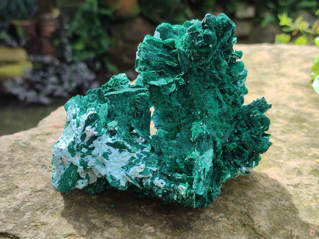 Natural Rare Malachite Pseudomorph Specimens x 2 From Kolwezi, Congo - Toprock Gemstones and Minerals 