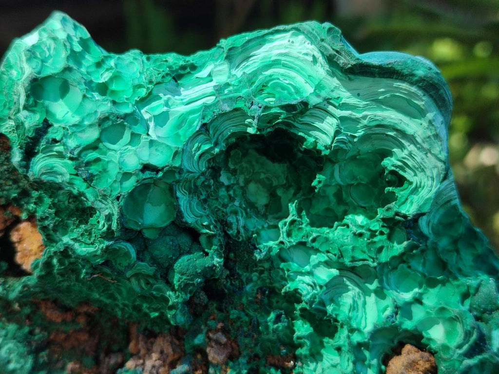 Natural Botryoidal Malachite Specimens x 3 From Congo - Toprock Gemstones and Minerals 