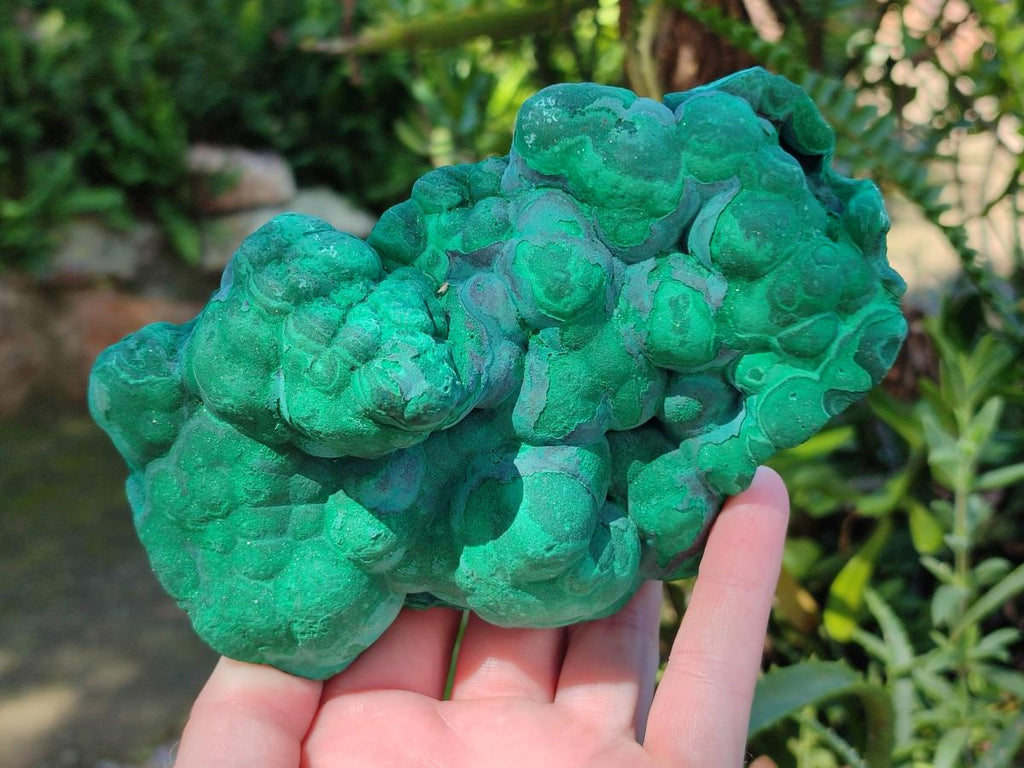 Natural Botryoidal Malachite Specimens x 3 From Congo - Toprock Gemstones and Minerals 