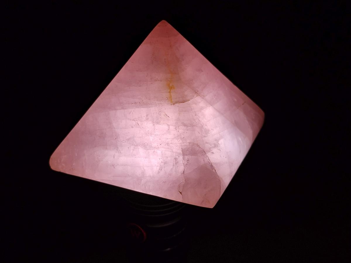 Polished Gemmy Rose Quartz Pyramids x 6 From Madagascar - Toprock Gemstones and Minerals 