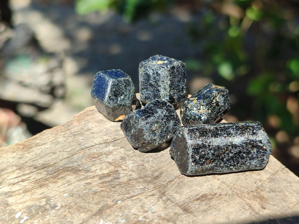 Natural Alluvial Schorl Black Tourmaline Crystals x 2 Kg Lot From Zimbabwe - Toprock Gemstones and Minerals 