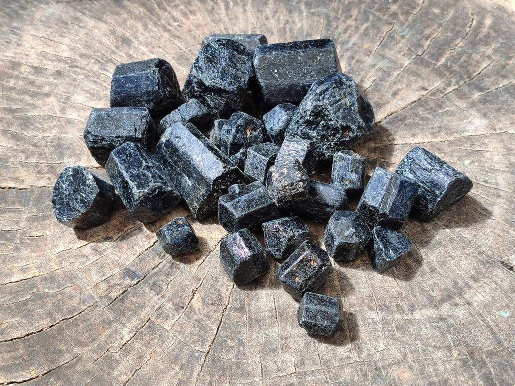 Natural Alluvial Schorl Black Tourmaline Crystals x 2 Kg Lot From Zimbabwe - Toprock Gemstones and Minerals 