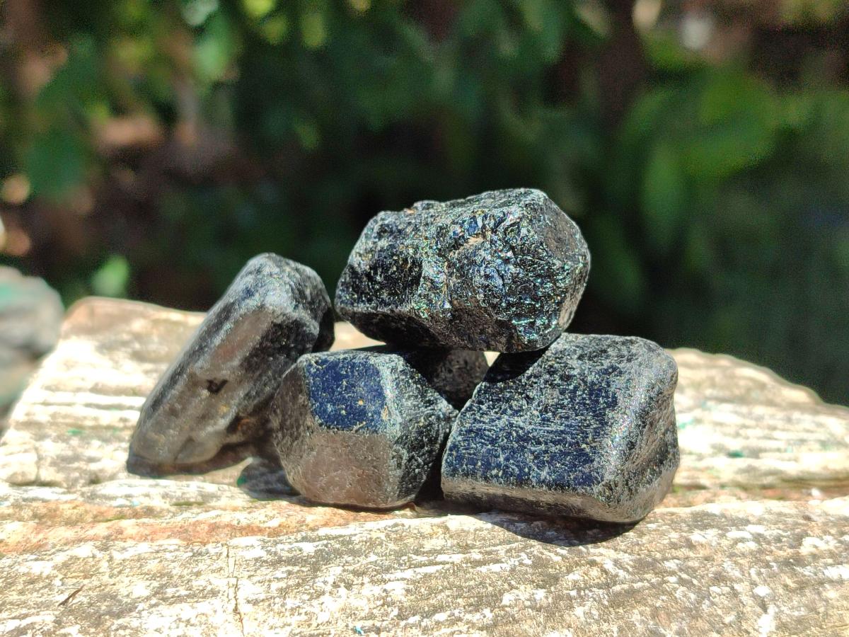 Natural Alluvial Schorl Black Tourmaline Crystals x 2 Kg Lot From Zimbabwe - Toprock Gemstones and Minerals 