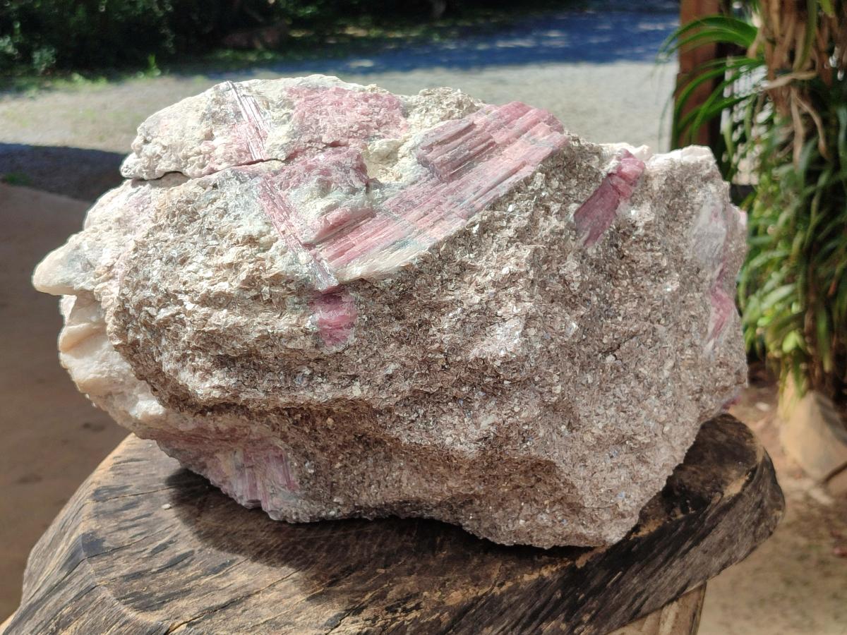 Natural XXL Pink Rubellite Tourmaline Specimen x 1 From Karibib, Namibia - Toprock Gemstones and Minerals 