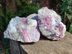 Natural Pink Rubellite Tourmaline Specimens x 3 From Karibib, Namibia - Toprock Gemstones and Minerals 