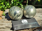 Polished Basalt Pharaoh Stone Spheres x 6 From Iron Duke Mine, Zimbabwe - Toprock Gemstones and Minerals 