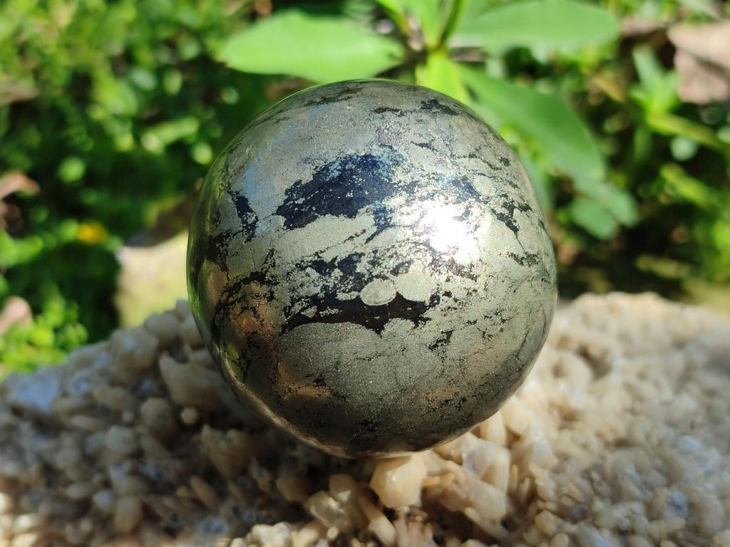 Polished Basalt Pharaoh Stone Spheres x 6 From Iron Duke Mine, Zimbabwe - Toprock Gemstones and Minerals 