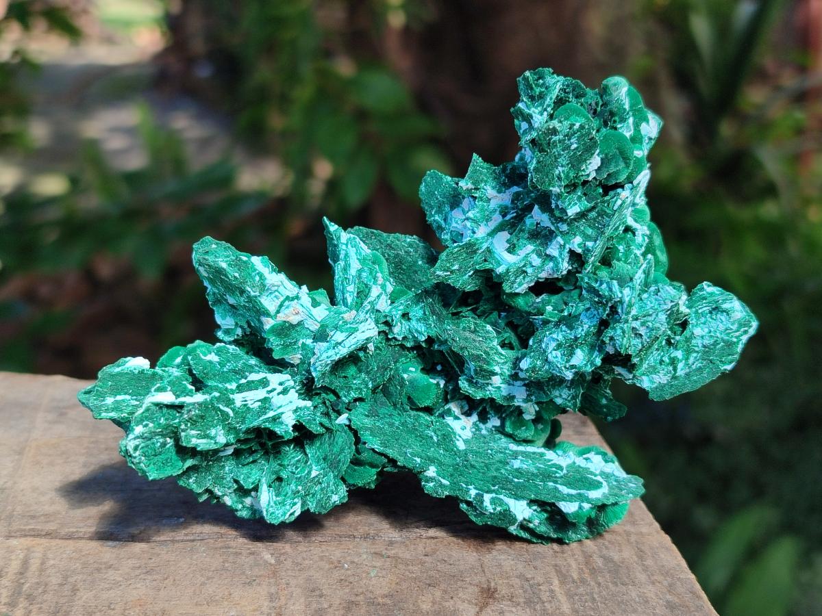 Natural Rare Malachite Pseudomorph Specimens x 2 From Kolwezi, Congo - Toprock Gemstones and Minerals 