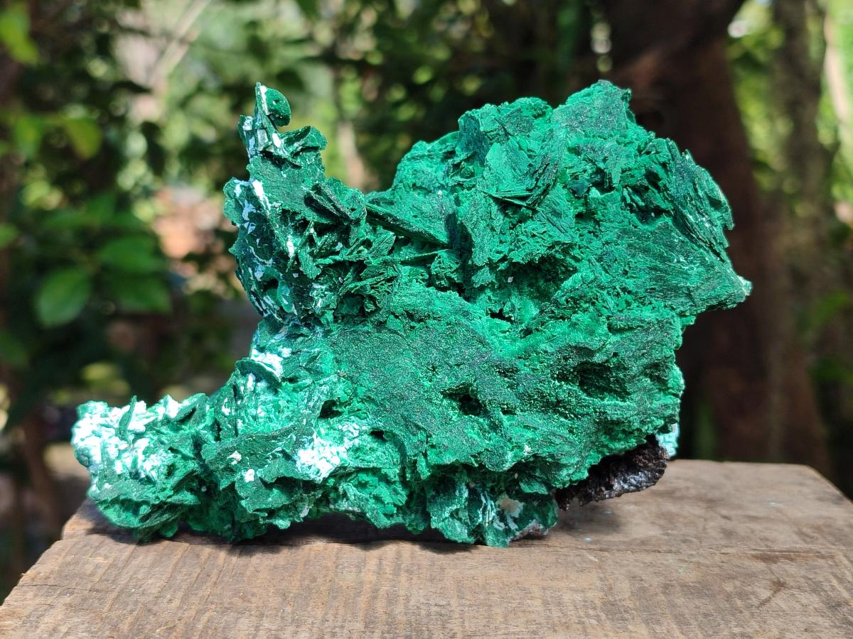 Natural Rare Malachite Pseudomorph Specimens x 2 From Kolwezi, Congo - Toprock Gemstones and Minerals 