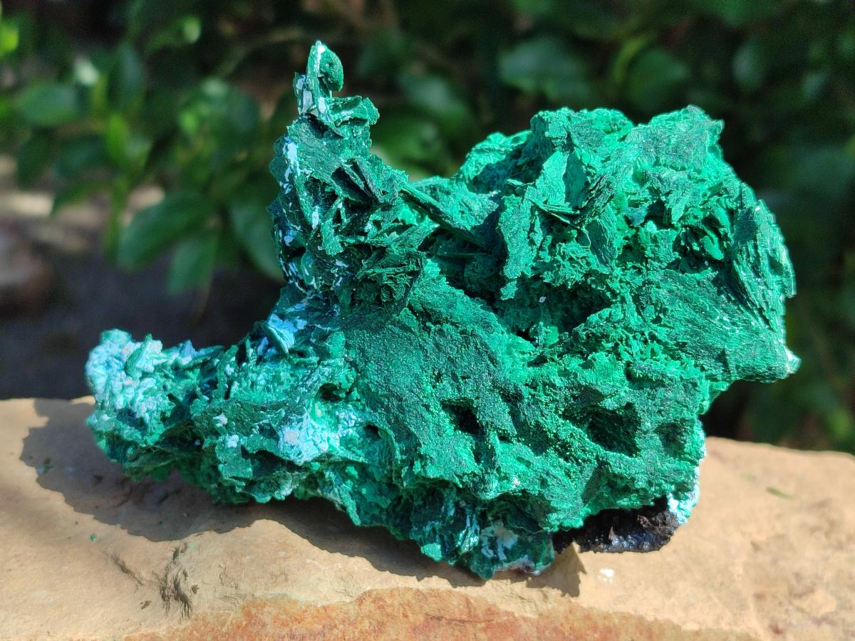 Natural Rare Malachite Pseudomorph Specimens x 2 From Kolwezi, Congo - Toprock Gemstones and Minerals 