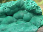 Natural Botryoidal Malachite Specimens x 2 From Congo - Toprock Gemstones and Minerals 