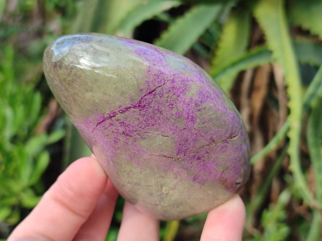 Polished Stichtite Standing Display Pieces x 2 From Barberton, South Africa - Toprock Gemstones and Minerals 