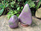 Polished Stichtite Standing Display Pieces x 2 From Barberton, South Africa - Toprock Gemstones and Minerals 