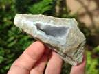 Polished On One Side Blue Lace Agate Geodes x 12 From Nsanje, Malawi - Toprock Gemstones and Minerals 
