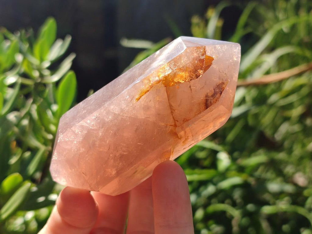 Polished Double Terminated Gemmy Lavender and Rose Quartz Crystals x 6 From Madagascar - Toprock Gemstones and Minerals 