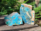 Polished One Side Shattuckite Free Forms x 12 From Kaokoveld, Namibia - Toprock Gemstones and Minerals 