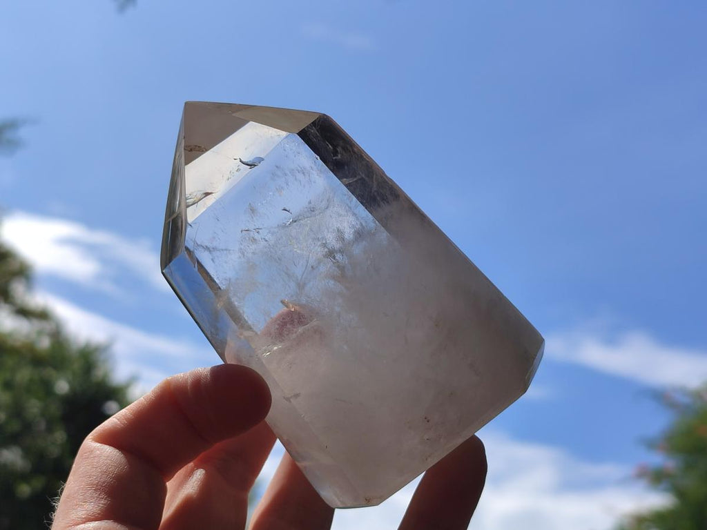 Polished Clear Quartz Display Crystals x 4 From Madagascar - Toprock Gemstones and Minerals 