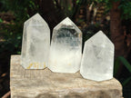 Polished Clear Quartz Display Crystals x 4 From Madagascar - Toprock Gemstones and Minerals 