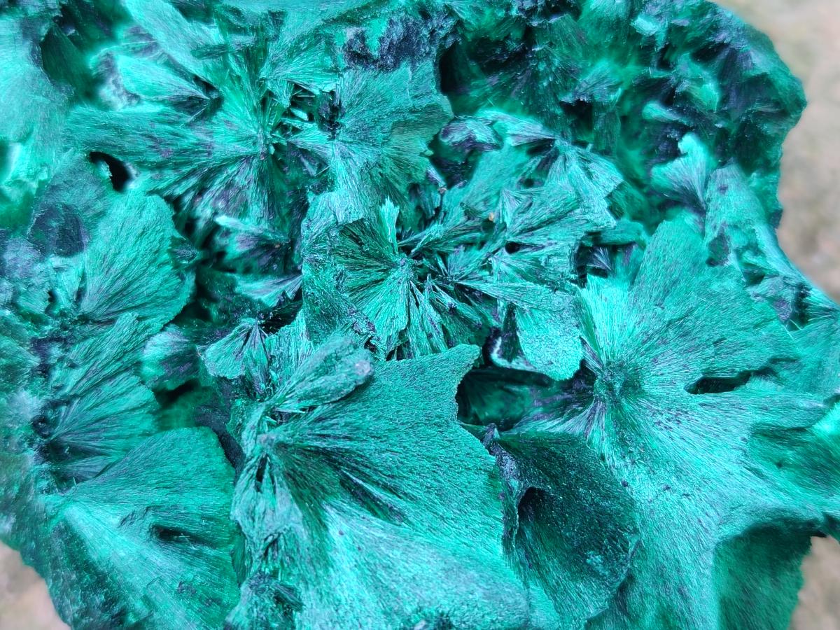 Natural Silky Malachite Specimens x 6 From Kasompe, Congo - Toprock Gemstones and Minerals 
