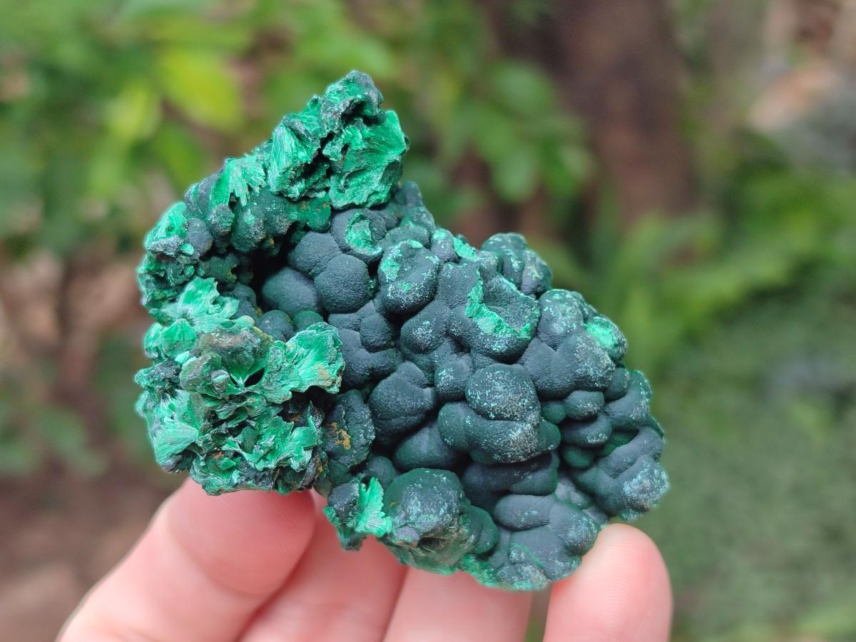 Natural Silky Malachite Specimens x 6 From Kasompe, Congo - Toprock Gemstones and Minerals 