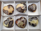 Polished Septerye Hearts x 6 From Mahajanga, Madagascar - Toprock Gemstones and Minerals 
