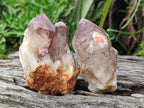 Natural Red Hematoid Quartz Crystals and Clusters x 4 From Karoi, Zimbabwe - Toprock Gemstones and Minerals 