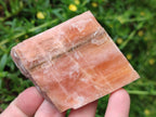 Natural Rhombohedral Sunset Orange Calcite Specimens x 12 From Spitzkop, Namibia - Toprock Gemstones and Minerals 