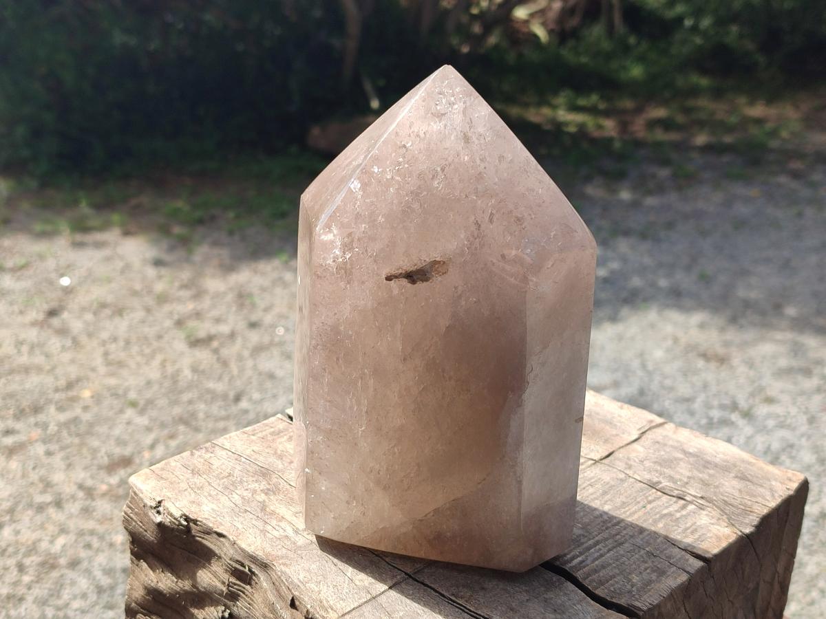 Polished Large Smokey Quartz Crystal x 1 From Angola - Toprock Gemstones and Minerals 