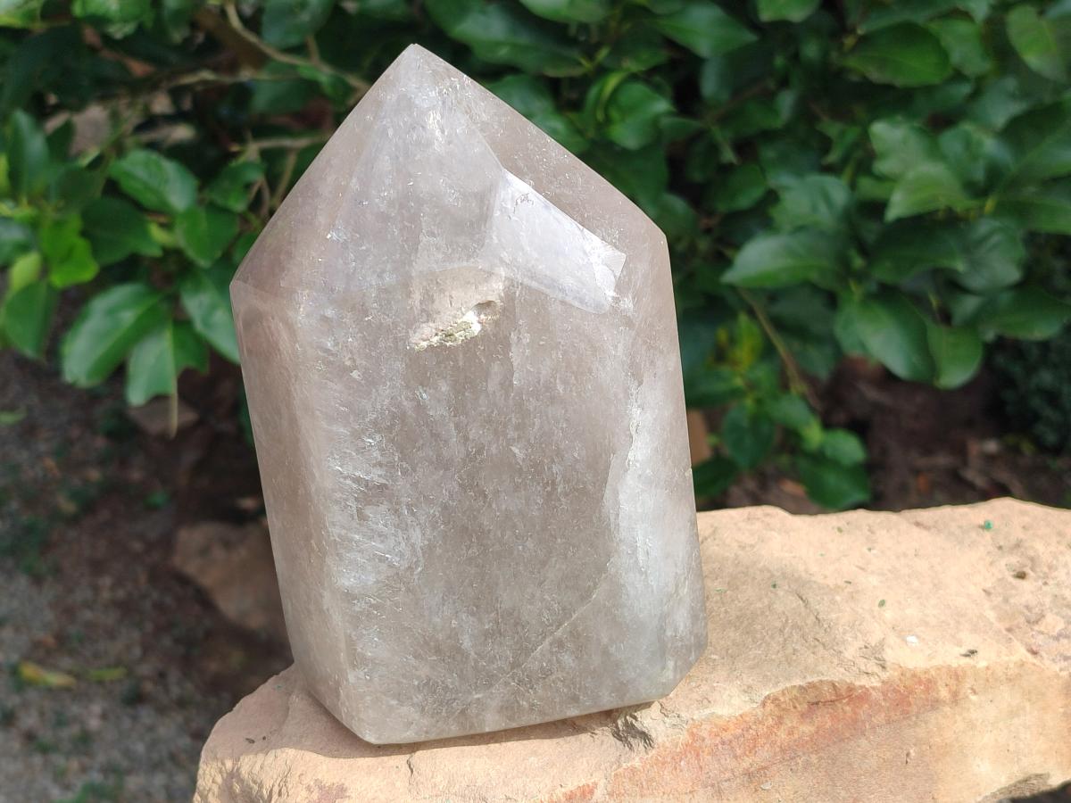 Polished Large Smokey Quartz Crystal x 1 From Angola - Toprock Gemstones and Minerals 