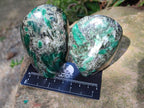 Polished Emerald Mica 'Mutokolite' Standing Display Pieces x 4 From Mutoko, Zimbabwe - Toprock Gemstones and Minerals 