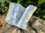 Natural Blue Lace Agate Geode Specimens x 6 From Nsanje, Malawi - Toprock Gemstones and Minerals 