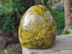 Polished Green Opal Standing Display Pieces x 2 From Betroka, Madagascar - Toprock Gemstones and Minerals 