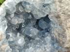 Natural Large Blue Celestite Geode Specimen x 1 From Sakoany, Madagascar - Toprock Gemstones and Minerals 
