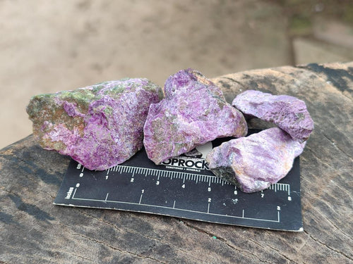 Natural Stichtite Cobbed Specimens x 2,02 Lot From Barberton, South Africa - Toprock Gemstones and Minerals 