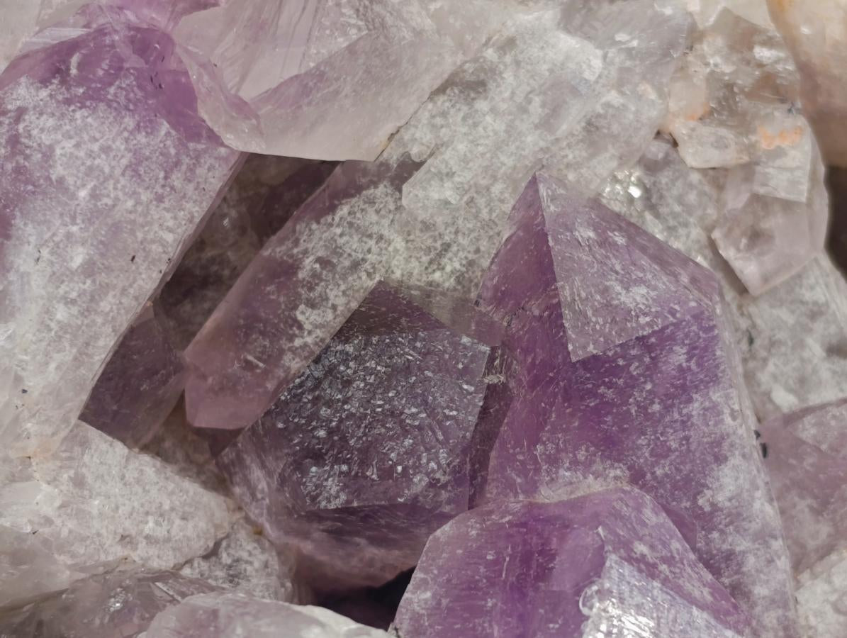 Natural Jacaranda Amethyst Crystal Clusters x 2 From Mumbwa, Zambia - Toprock Gemstones and Minerals 