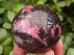 Polished Small Rhodonite Gemstone Spheres x 4 From Ambindavato, Madagascar - Toprock Gemstones and Minerals 