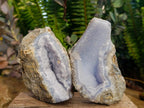 Natural Blue Lace Agate Geode Specimens x 12 From Nsanje, Malawi - Toprock Gemstones and Minerals 