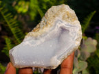 Natural Blue Lace Agate Geode Specimens x 12 From Nsanje, Malawi - Toprock Gemstones and Minerals 
