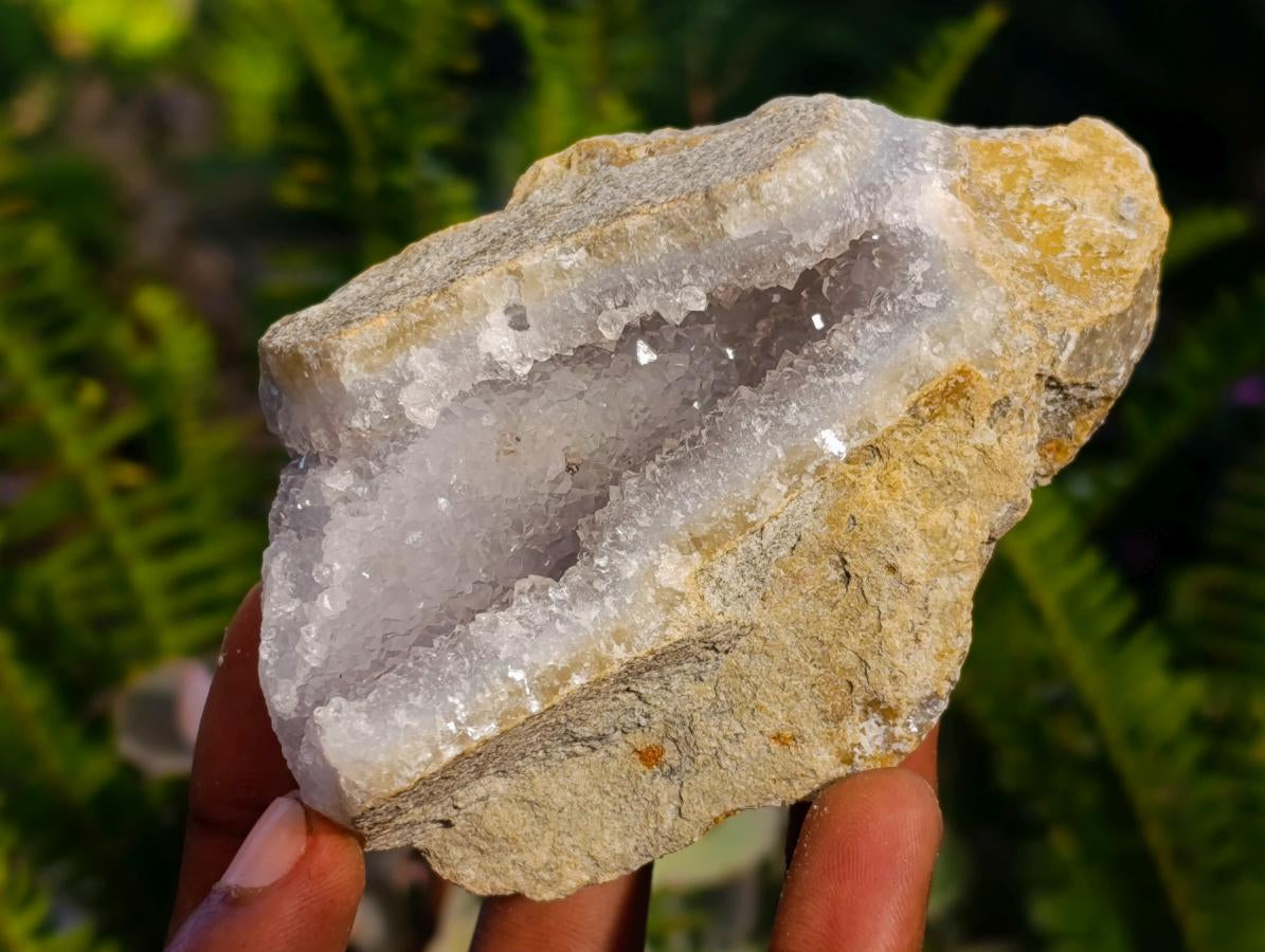 Natural Blue Lace Agate Geode Specimens x 12 From Nsanje, Malawi - Toprock Gemstones and Minerals 