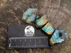 Polished One Side Labradorite Plates x 70 From Madagascar - Toprock Gemstones and Minerals 